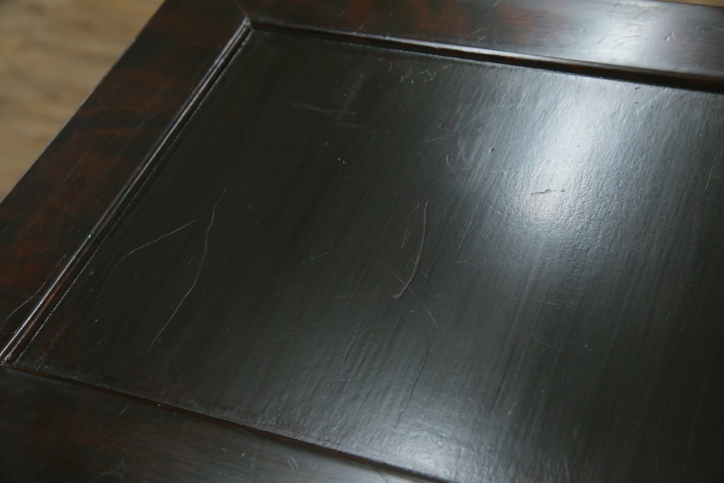 和製ヴィンテージ　松本民芸家具　深い色味が魅力的な小振りのブックケース　定価約37万円　(R-068650)