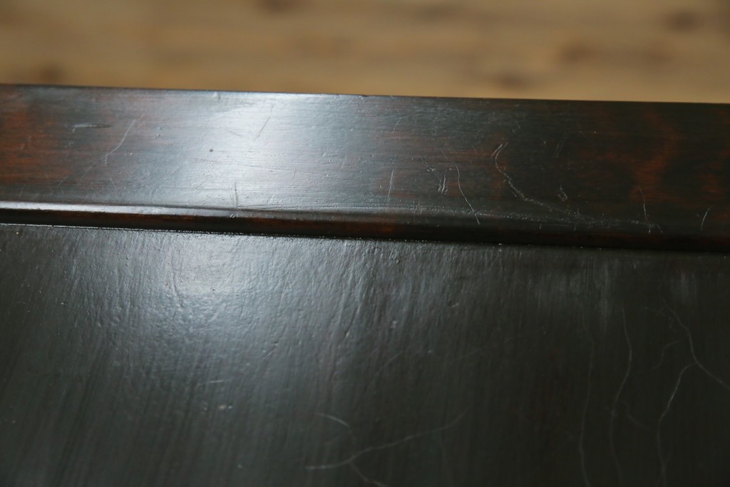 和製ヴィンテージ　松本民芸家具　深い色味が魅力的な小振りのブックケース　定価約37万円　(R-068650)