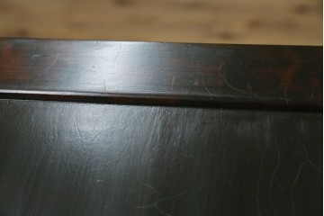 和製ヴィンテージ　松本民芸家具　深い色味が魅力的な小振りのブックケース　定価約37万円　(R-068650)