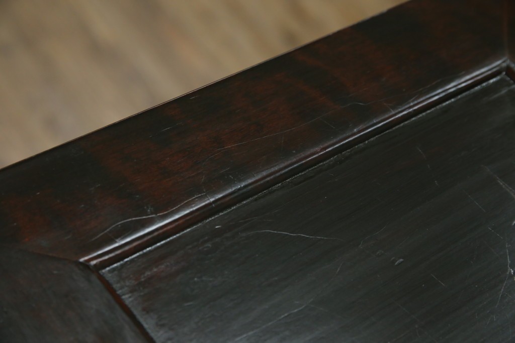 和製ヴィンテージ　松本民芸家具　深い色味が魅力的な小振りのブックケース　定価約37万円　(R-068650)