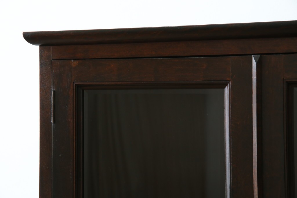 和製ヴィンテージ　松本民芸家具　深い色味が魅力的な小振りのブックケース　定価約37万円　(R-068650)