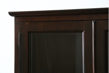 和製ヴィンテージ　松本民芸家具　深い色味が魅力的な小振りのブックケース　定価約37万円　(R-068650)