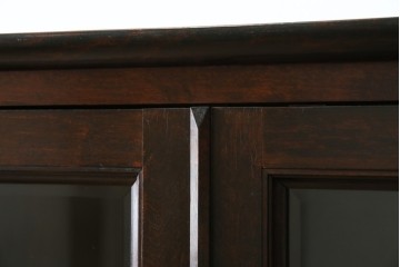 和製ヴィンテージ　松本民芸家具　深い色味が魅力的な小振りのブックケース　定価約37万円　(R-068650)