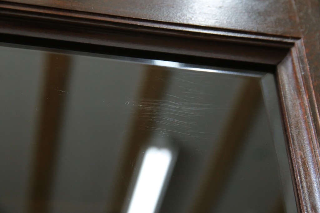 和製ヴィンテージ　松本民芸家具　深い色味が魅力的な小振りのブックケース　定価約37万円　(R-068650)