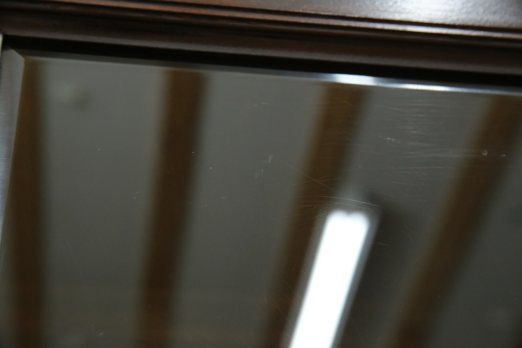 和製ヴィンテージ　松本民芸家具　深い色味が魅力的な小振りのブックケース　定価約37万円　(R-068650)