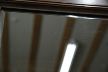 和製ヴィンテージ　松本民芸家具　深い色味が魅力的な小振りのブックケース　定価約37万円　(R-068650)