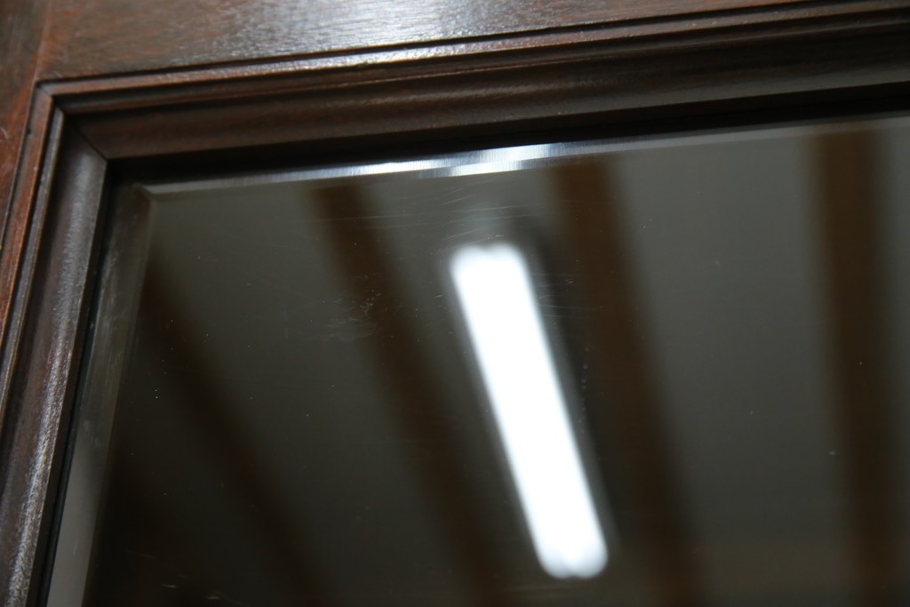 和製ヴィンテージ　松本民芸家具　深い色味が魅力的な小振りのブックケース　定価約37万円　(R-068650)