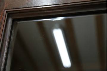 和製ヴィンテージ　松本民芸家具　深い色味が魅力的な小振りのブックケース　定価約37万円　(R-068650)