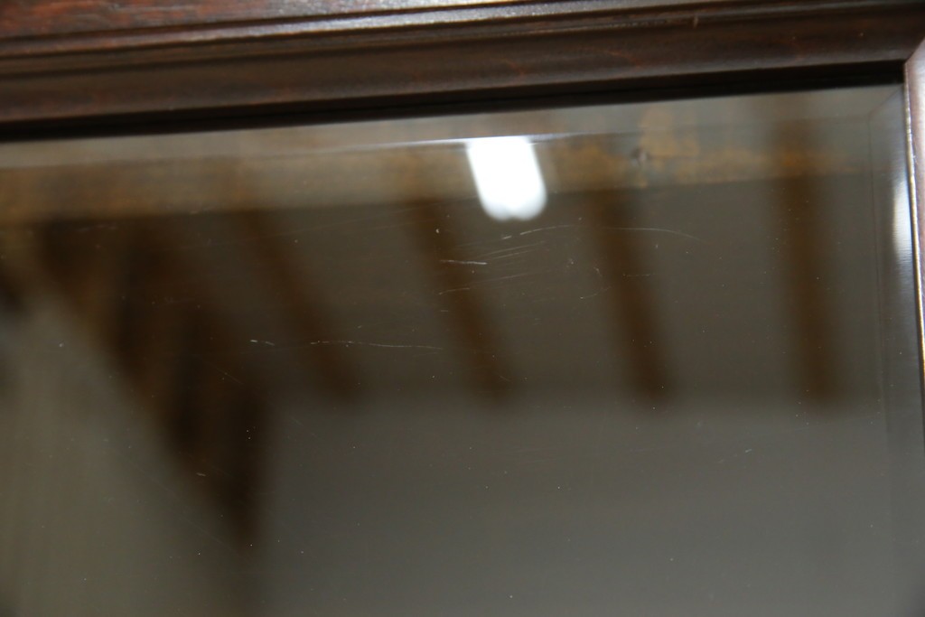 和製ヴィンテージ　松本民芸家具　深い色味が魅力的な小振りのブックケース　定価約37万円　(R-068650)