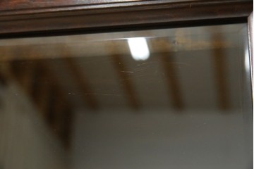 和製ヴィンテージ　松本民芸家具　深い色味が魅力的な小振りのブックケース　定価約37万円　(R-068650)