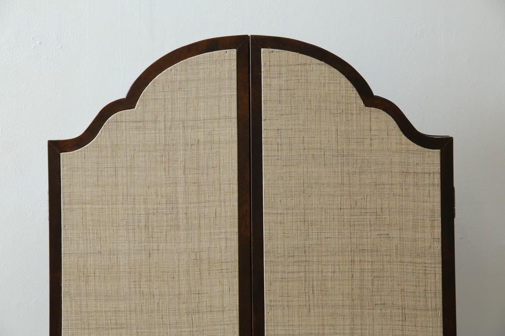 和製ヴィンテージ　希少モデル　松本民芸家具　深みのある色合いで落ち着いた雰囲気溢れる三面鏡付きドレッサー　(R-068653)