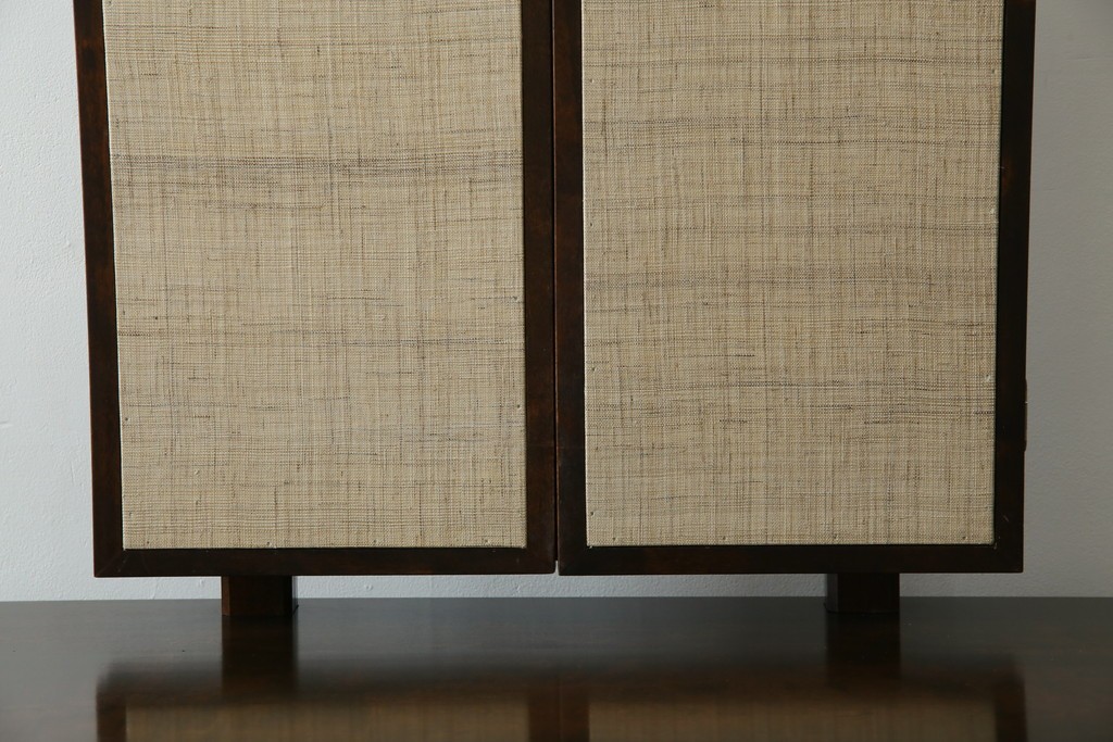 和製ヴィンテージ　希少モデル　松本民芸家具　深みのある色合いで落ち着いた雰囲気溢れる三面鏡付きドレッサー　(R-068653)