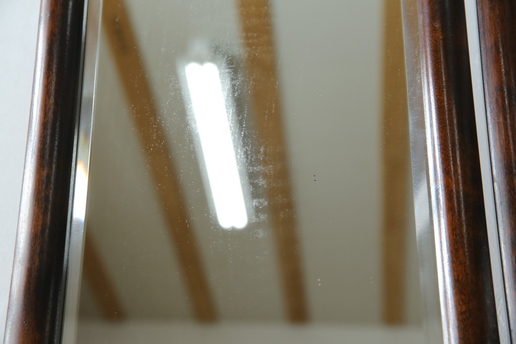 和製ヴィンテージ　希少モデル　松本民芸家具　深みのある色合いで落ち着いた雰囲気溢れる三面鏡付きドレッサー　(R-068653)