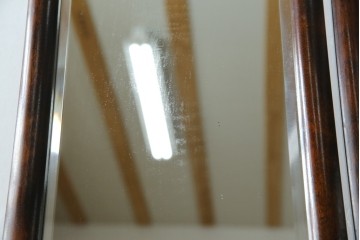 和製ヴィンテージ　希少モデル　松本民芸家具　深みのある色合いで落ち着いた雰囲気溢れる三面鏡付きドレッサー　(R-068653)