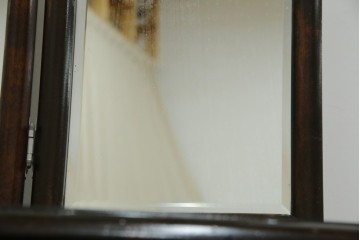 和製ヴィンテージ　希少モデル　松本民芸家具　深みのある色合いで落ち着いた雰囲気溢れる三面鏡付きドレッサー　(R-068653)