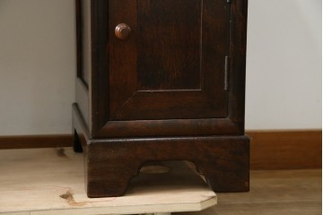 和製ヴィンテージ　希少モデル　松本民芸家具　深みのある色合いで落ち着いた雰囲気溢れる三面鏡付きドレッサー　(R-068653)