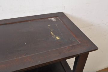 和製ビンテージ　松本民芸家具　上質な和の趣き溢れるクズ布茶棚(飾り棚、収納棚、戸棚、サイドボード、ヴィンテージ)(R-068654)