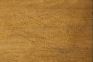 和製アンティーク　古い洋館で使われていた大正ロマンの雰囲気漂うダイニングテーブル(オーバルテーブル、食卓、2人掛け、4人掛け)(R-068666)