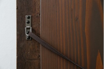 和製アンティーク　大正ロマン　古い欅(ケヤキ)材のフレームがシンプルなデザインで取り入れやすいウォールミラー　(R-068716)