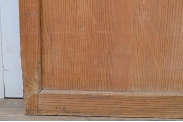 アンティーク建具　落ちついた和の空間を演出する幅狭ガラス帯戸4枚セット(引き戸、ガラス戸)(R-068724)