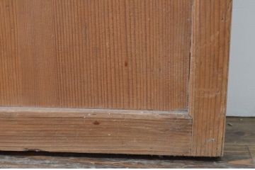 アンティーク建具　落ちついた和の空間を演出する幅狭ガラス帯戸4枚セット(引き戸、ガラス戸)(R-068724)