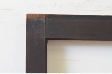 アンティーク建具　どこか懐かしい雰囲気が漂うマス目(升目)のガラス戸1枚(引き戸)(R-068729)