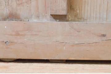 アンティーク建具　杉材　和モダンな空間づくりにおすすめの蔵戸1枚(玄関戸、板戸、引き戸)(R-068734)