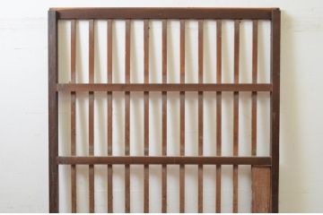 アンティーク建具　和の雰囲気を高める障子蔵戸1枚(引き戸、格子戸、障子戸、玄関戸)(R-068735)