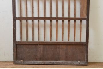 アンティーク建具　和の雰囲気を高める障子蔵戸1枚(引き戸、格子戸、障子戸、玄関戸)(R-068735)