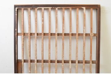 アンティーク建具　和の雰囲気を高める障子蔵戸1枚(引き戸、格子戸、障子戸、玄関戸)(R-068735)
