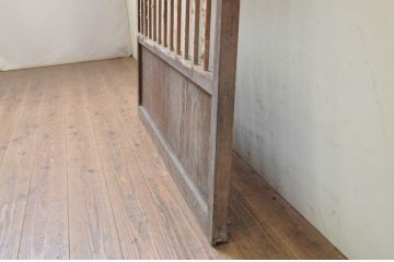 アンティーク建具　和の雰囲気を高める障子蔵戸1枚(引き戸、格子戸、障子戸、玄関戸)(R-068735)