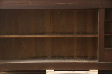 和製アンティーク　六尺　上質な空間を演出する水屋箪笥キャビネット(食器棚、戸棚、収納棚、引き出し)(R-068755)