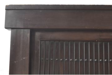 和製アンティーク　昇り引き出し付き　六尺　凛とした美しさが上品な和を演出してくれる二段重ね近江水屋箪笥(食器棚、戸棚、収納棚、キャビネット、重ね箪笥)(R-068766)