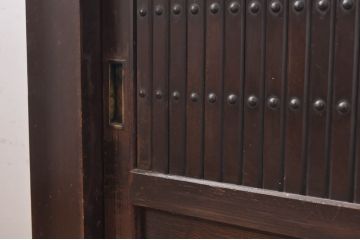 和製アンティーク　六尺　凛とした美しさが上品な和を演出してくれる近江水屋箪笥サイドボード(食器棚、戸棚、収納棚、キャビネット)(R-068767)