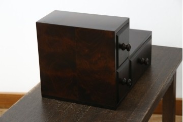 中古　北海道民芸家具　アレンジ次第で様々な使い方ができる卓上収納　(R-068770)