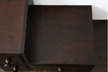 中古　北海道民芸家具　アレンジ次第で様々な使い方ができる卓上収納　(R-068770)