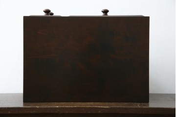 中古　北海道民芸家具　アレンジ次第で様々な使い方ができる卓上収納　(R-068770)