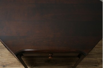 中古　美品　北海道民芸家具　こだわりのお部屋づくりにおすすめなコーナーデスク　(R-068777)