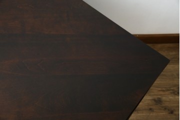 中古　美品　北海道民芸家具　こだわりのお部屋づくりにおすすめなコーナーデスク　(R-068777)