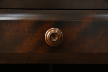 中古　美品　北海道民芸家具　こだわりのお部屋づくりにおすすめなコーナーデスク　(R-068777)