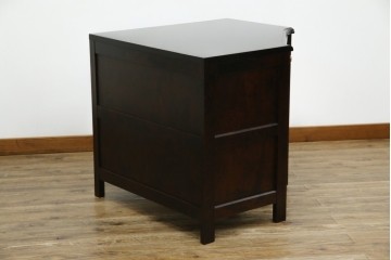 中古　美品　北海道民芸家具　こだわりのお部屋づくりにおすすめなコーナーデスク　(R-068777)