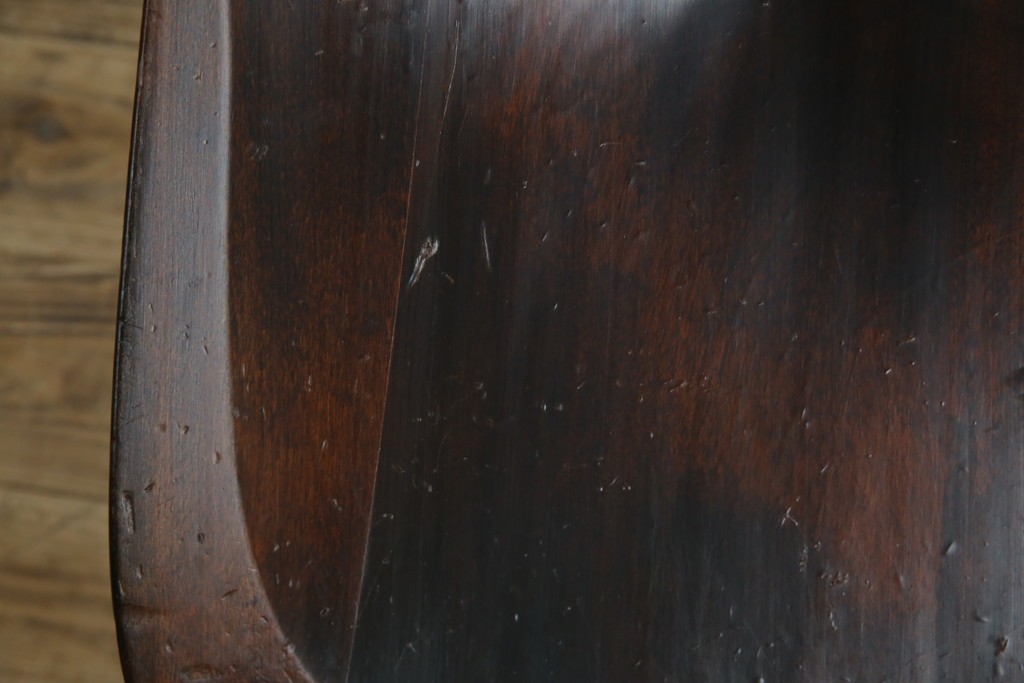 和製ビンテージ　松本民芸家具　#55型　レトロで温かみ漂うスピンドルチェア2脚セット　(R-068797)