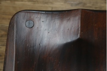 和製ビンテージ　松本民芸家具　#55型　レトロで温かみ漂うスピンドルチェア2脚セット　(R-068797)