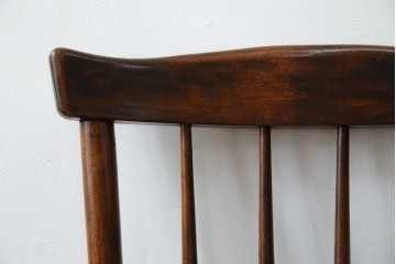 和製ビンテージ　松本民芸家具　#55型　レトロで温かみ漂うスピンドルチェア2脚セット　(R-068797)