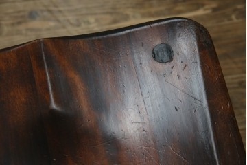 和製ビンテージ　松本民芸家具　#55型　レトロで温かみ漂うスピンドルチェア2脚セット　(R-068797)