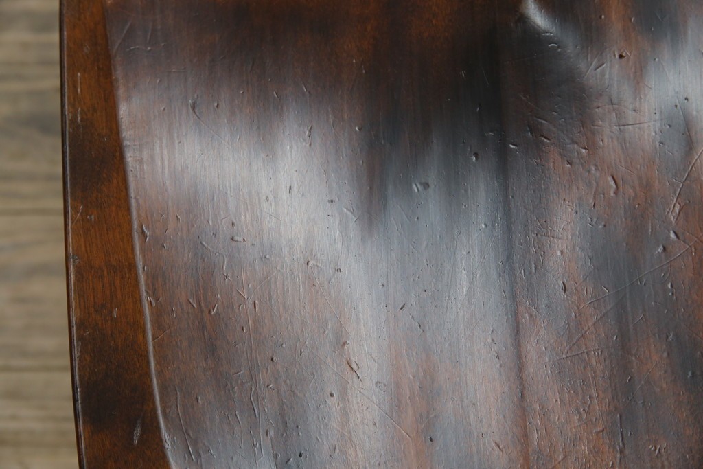 和製ビンテージ　松本民芸家具　#55型　レトロで温かみ漂うスピンドルチェア2脚セット　(R-068797)