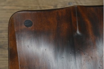 和製ビンテージ　松本民芸家具　#55型　レトロで温かみ漂うスピンドルチェア2脚セット　(R-068797)