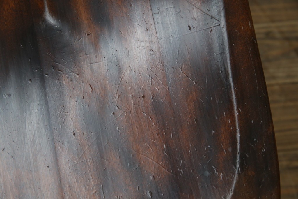 和製ビンテージ　松本民芸家具　#55型　レトロで温かみ漂うスピンドルチェア2脚セット　(R-068797)