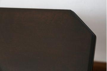 和製アンティーク　昭和中期　YAMAHA(ヤマハ、山葉、日本楽器)　レトロモダンな折りたたみ式のサイドテーブル(折り畳み机、カフェテーブル、コーヒーテーブル、ナイトテーブル)(R-068802)
