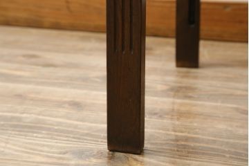 和製アンティーク　昭和中期　YAMAHA(ヤマハ、山葉、日本楽器)　レトロモダンな折りたたみ式のサイドテーブル(折り畳み机、カフェテーブル、コーヒーテーブル、ナイトテーブル)(R-068802)
